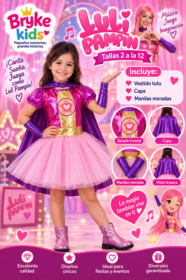 Disfraz Luli Pampin Niña