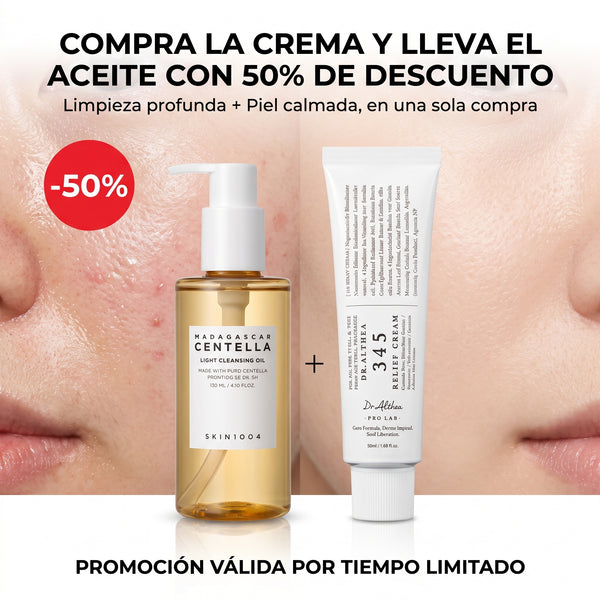 Promo Dúo: Crema Dr. Althea 345 + Aceite Centella con 50% OFF