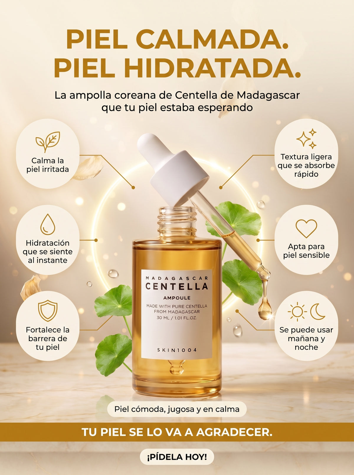 Ampolla Facial de Centella SKIN1004 Madagascar