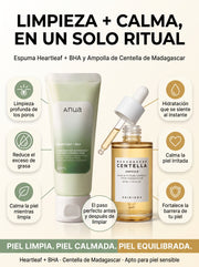 Promo Anti-Poros & Calma: Jabón Anua + Ampolla Centella con 50% OFF