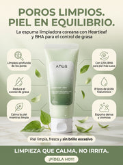 Limpiador Facial de Heartleaf + BHA ANUA