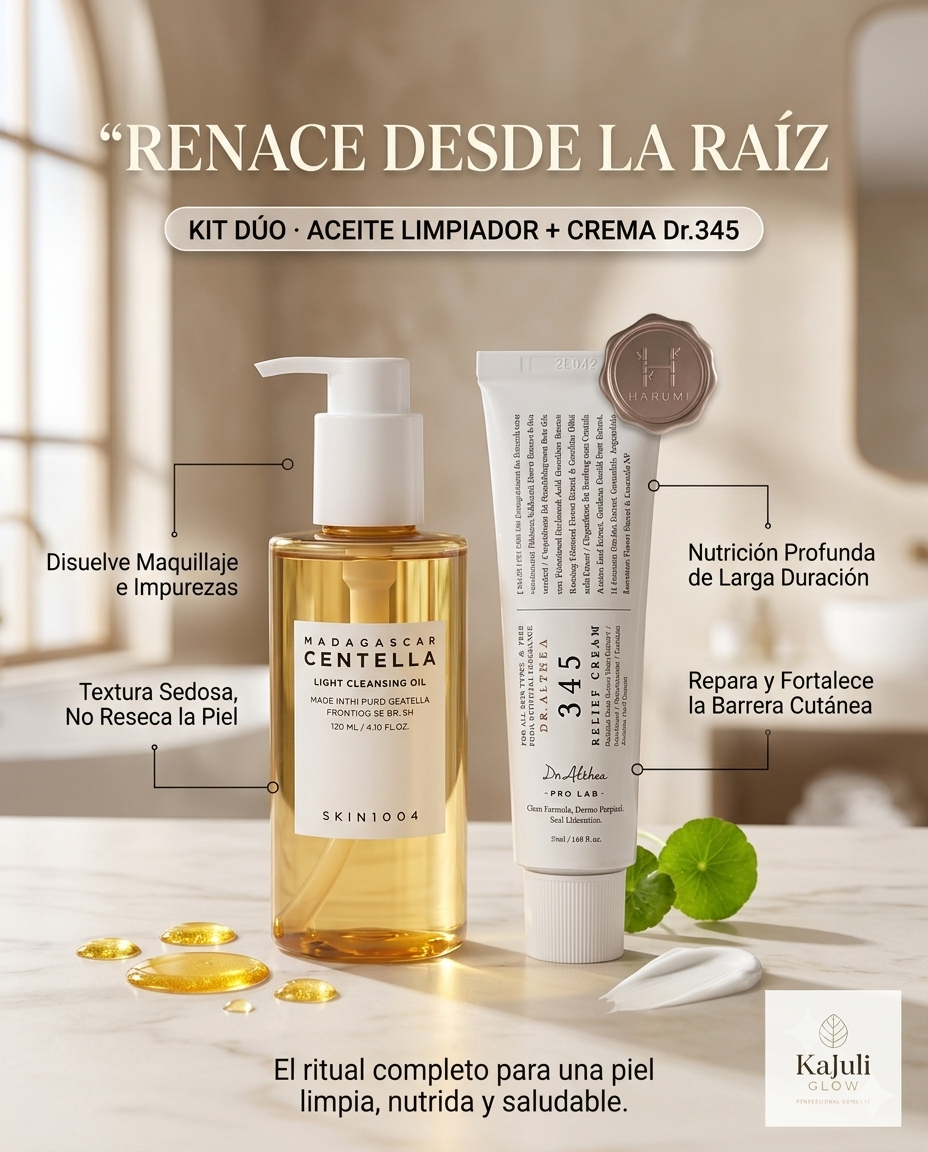 Promo Dúo: Crema Dr. Althea 345 + Aceite Centella con 50% OFF