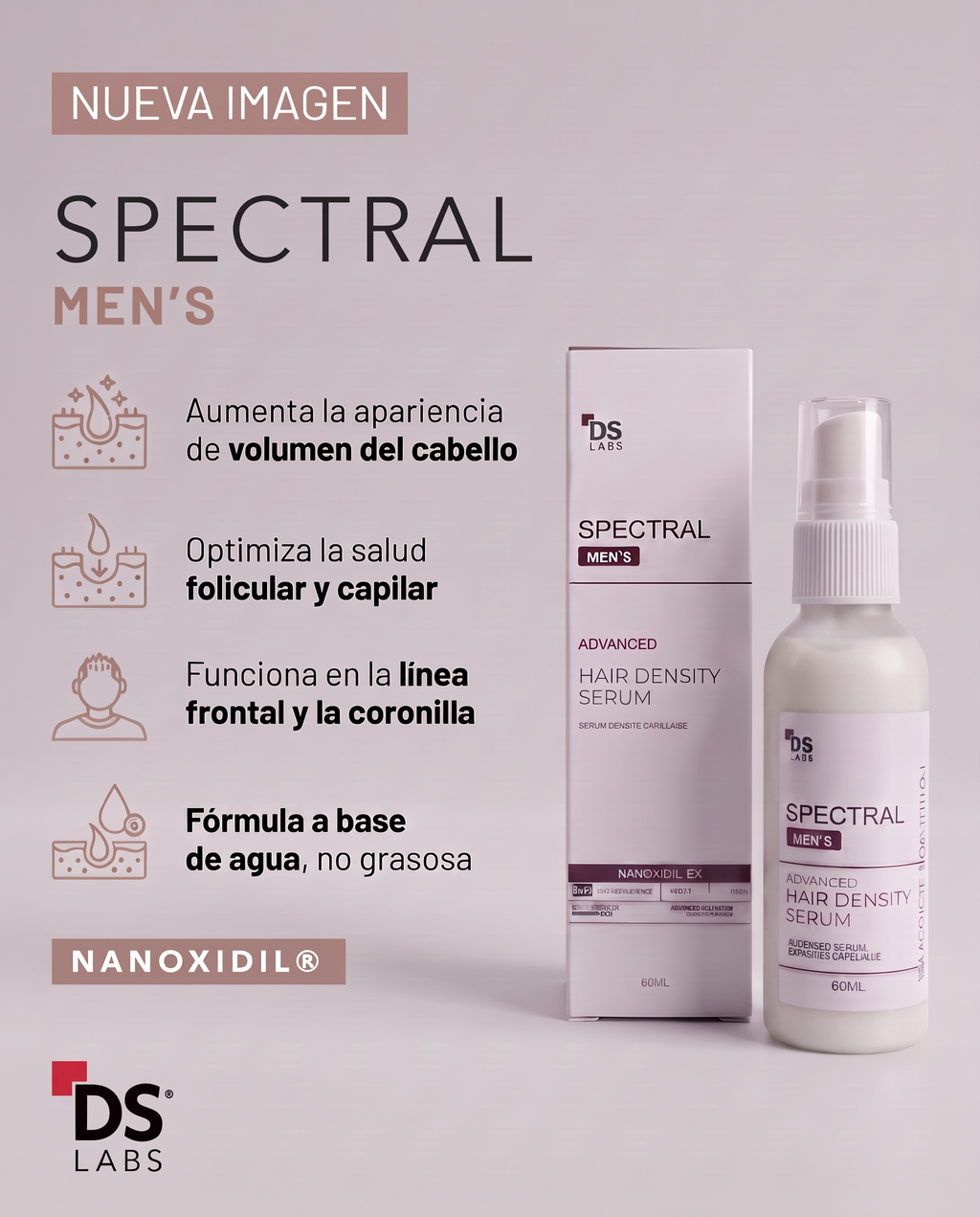 Serúm Capilar DS Laboratories - Spectral Men’s