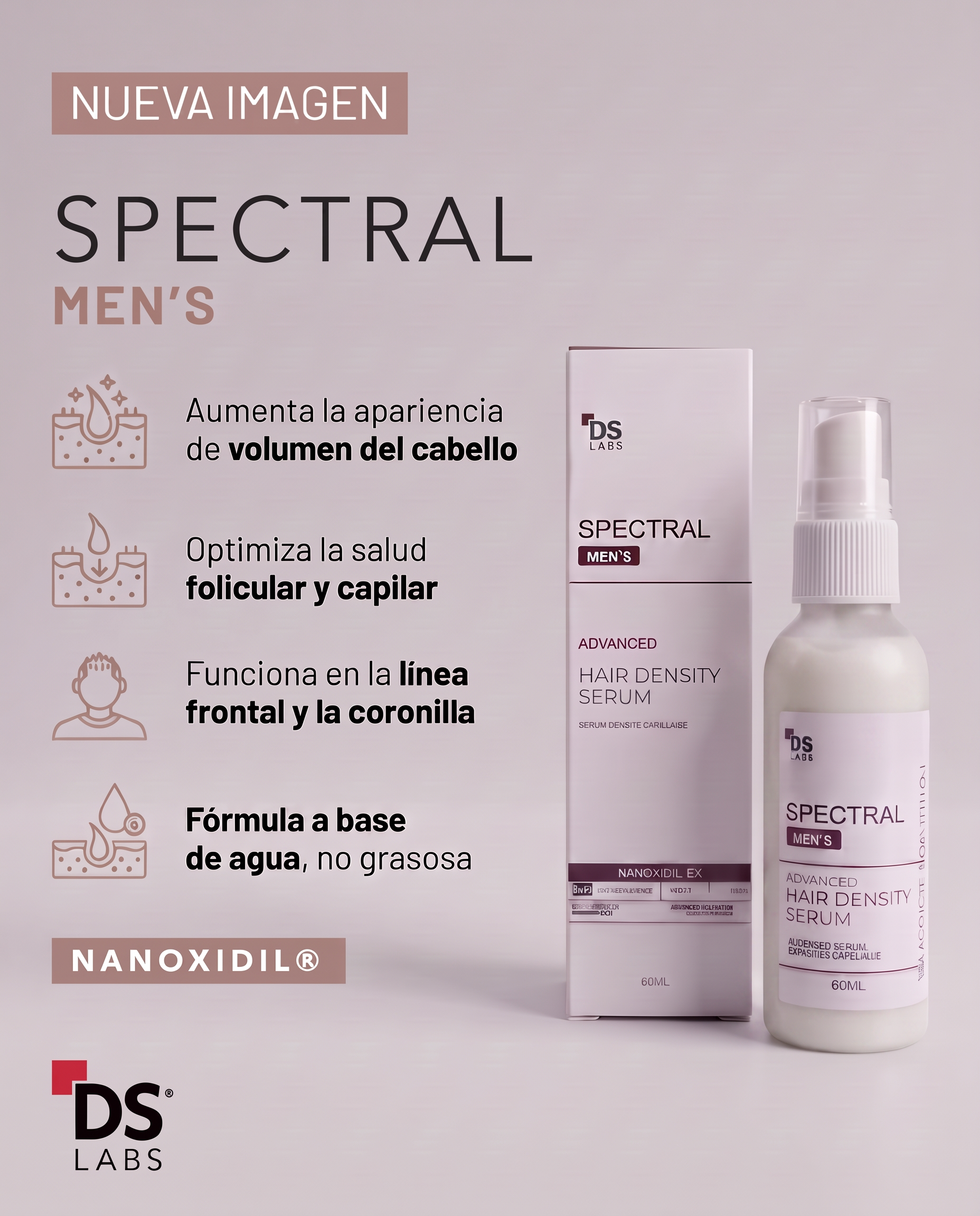 Serúm Capilar DS Laboratories - Spectral Men’s